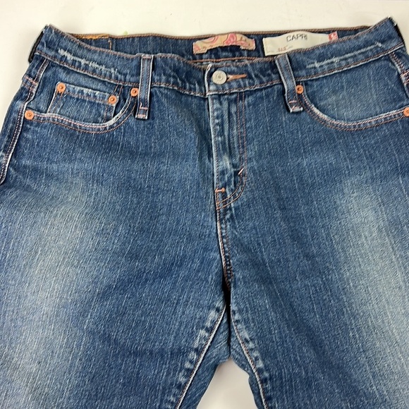 Levi's blue cuffed 515 Capri - Picture 4 of 9